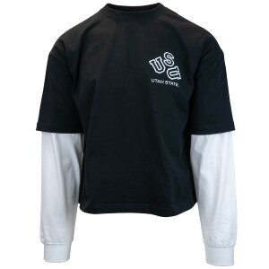 USU Utah State Layered Long-Sleeve T-Shirt